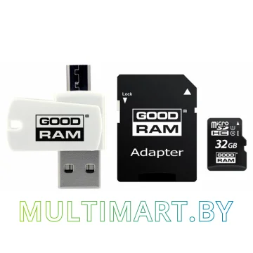 Карта памяти GOODRAM ALL in ONE microSDHC 32GB